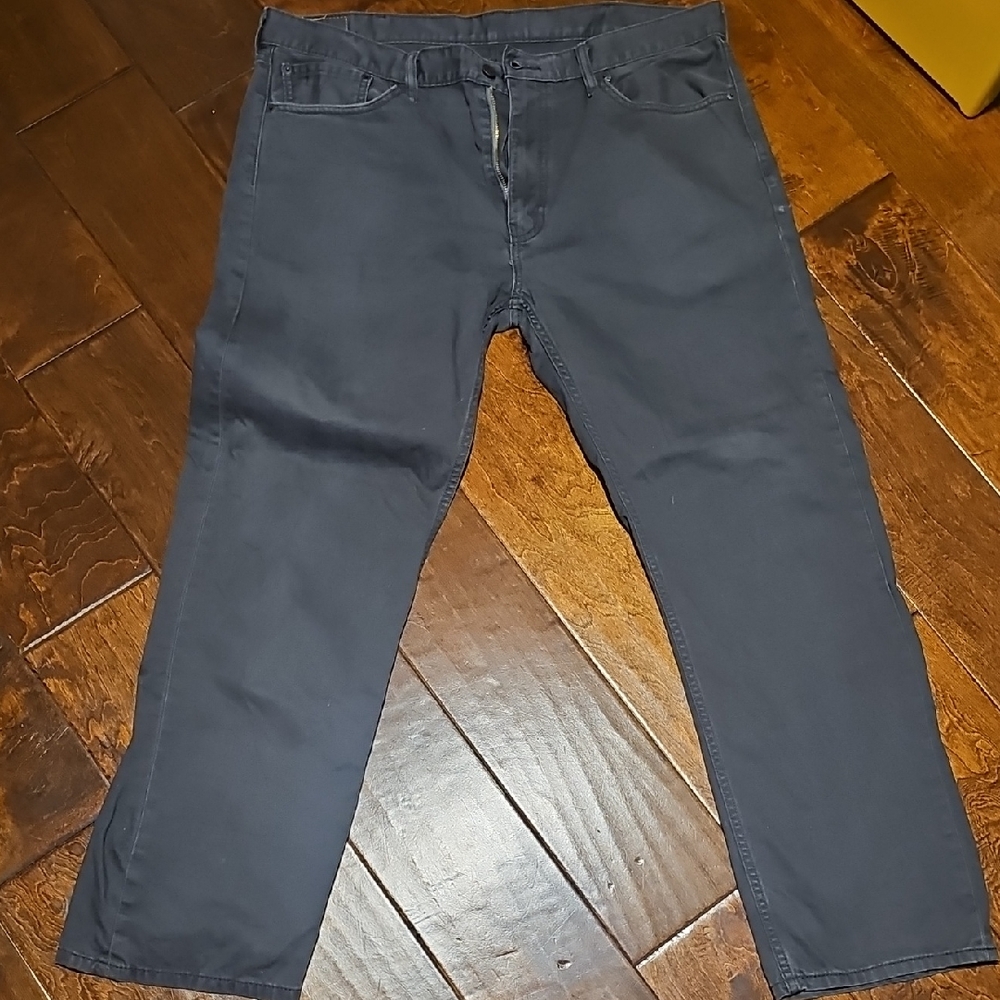 Levi's 505s 40x32 Men's Dark Gray Relaxed Jeans